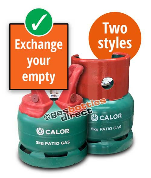 5kg Patio Calor Gas Bottle Cylinder Refill