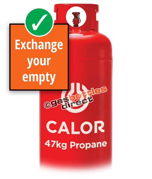 47kg Propane Calor Gas Bottle Cylinder Refill